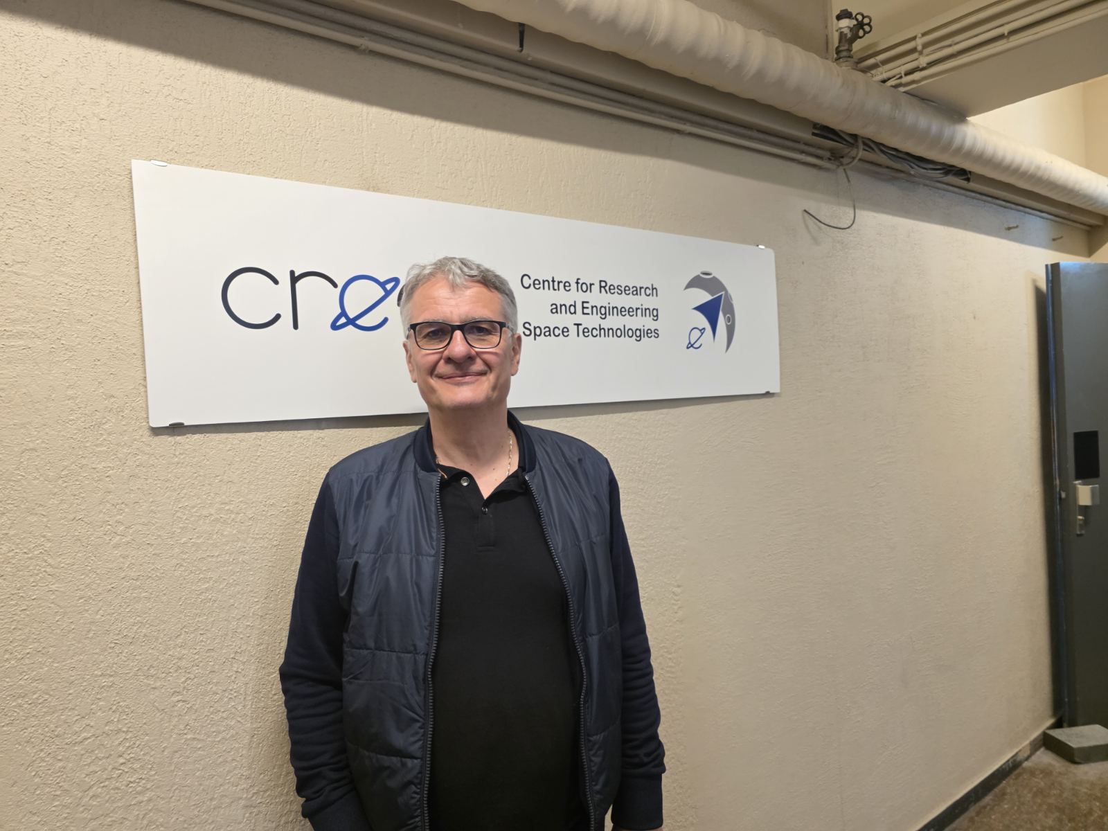 Lab tour at CREST-Centre for Research and Engineering in Space Technologies, Belgium, Brussel