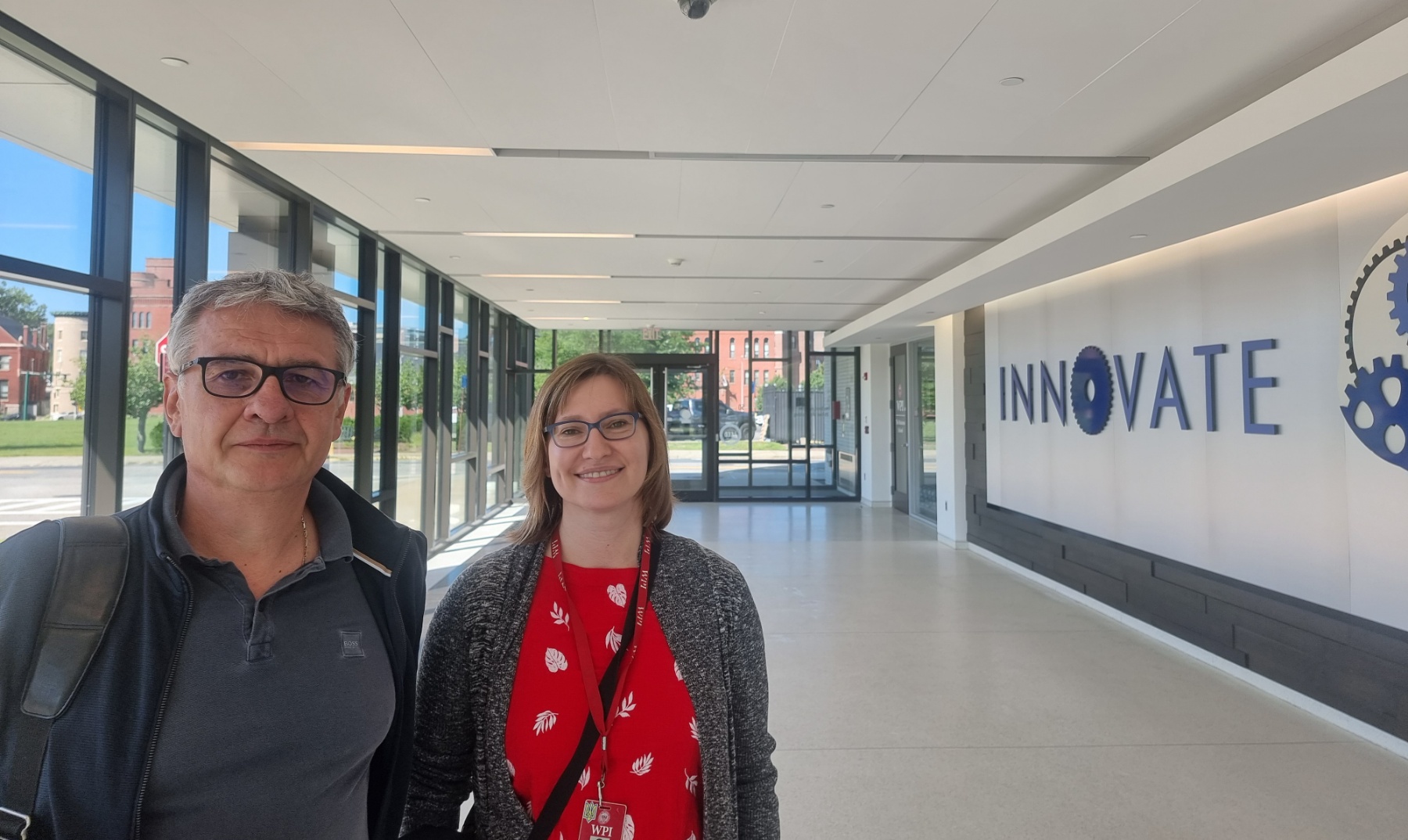 Dr/ Oleksiy Gogotsi and Prof. Lyubov Titova at Worcester Polytechnic Institute, USA Dr/ Oleksiy Gogotsi and Prof. Lyubov Titova at Worcester Polytechnic Institute, USA