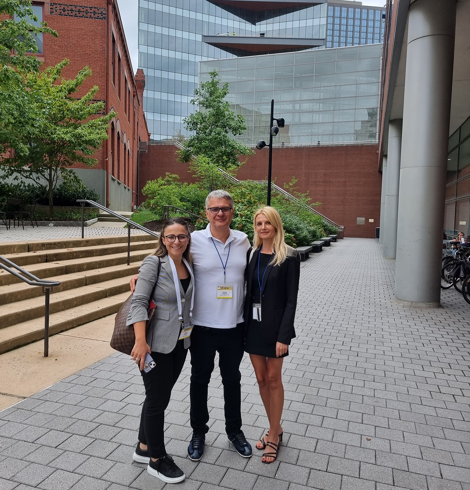 3rd International MXene Conference 2024 at Drexel University, from left to right: Dr Acelya (Ankara University, Turkey), , Dr. Oleksiy Gogotsi and Veronika Zahorodna (MRC and Carbon-Ukraine companies from Kyiv, Ukraine) 3rd International MXene Conference 2024 at Drexel University, from left to right: Dr Acelya (Ankara University, Turkey), , Dr. Oleksiy Gogotsi and Veronika Zahorodna (MRC and Carbon-Ukraine companies from Kyiv, Ukraine)