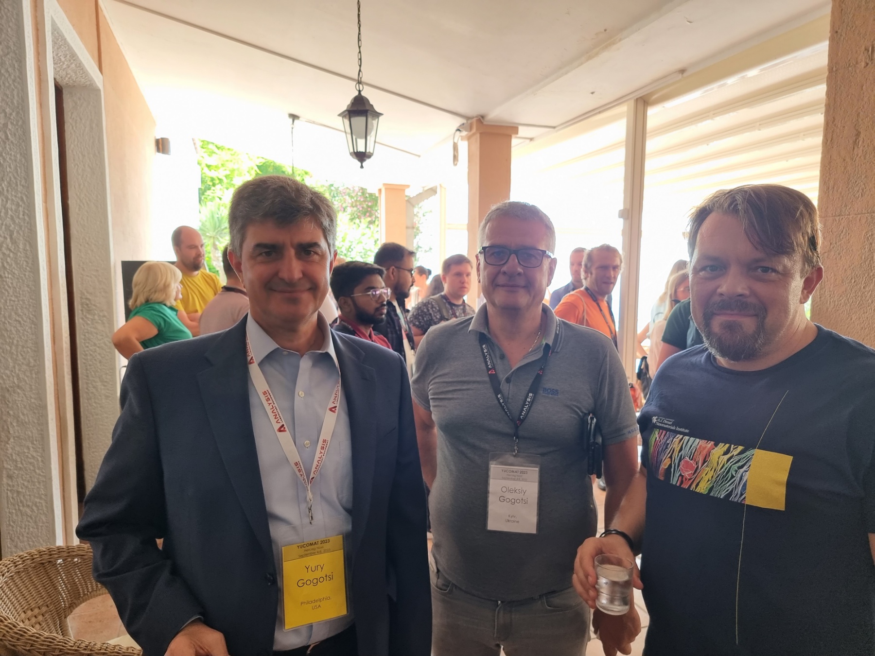 Dr. Yury Gogotsi, Dr. Oleksiy Gogotsi and Dr. Maksym Pogorielov alt