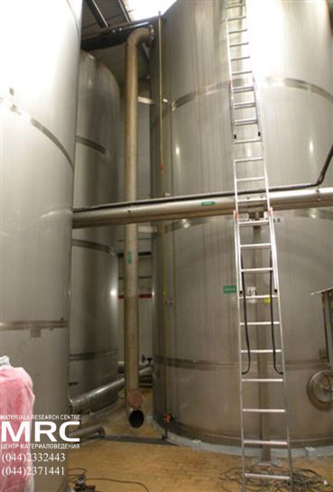 общий вид емкости, из которой брались образцы