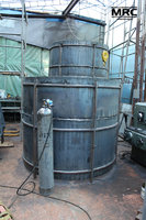 Установка и монтаж корпуса бункера