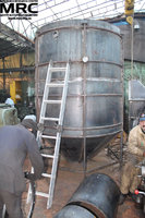 Установка и монтаж корпуса бункера