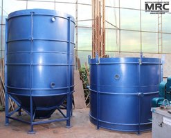 Изготовленный приемный бункер, технологические части