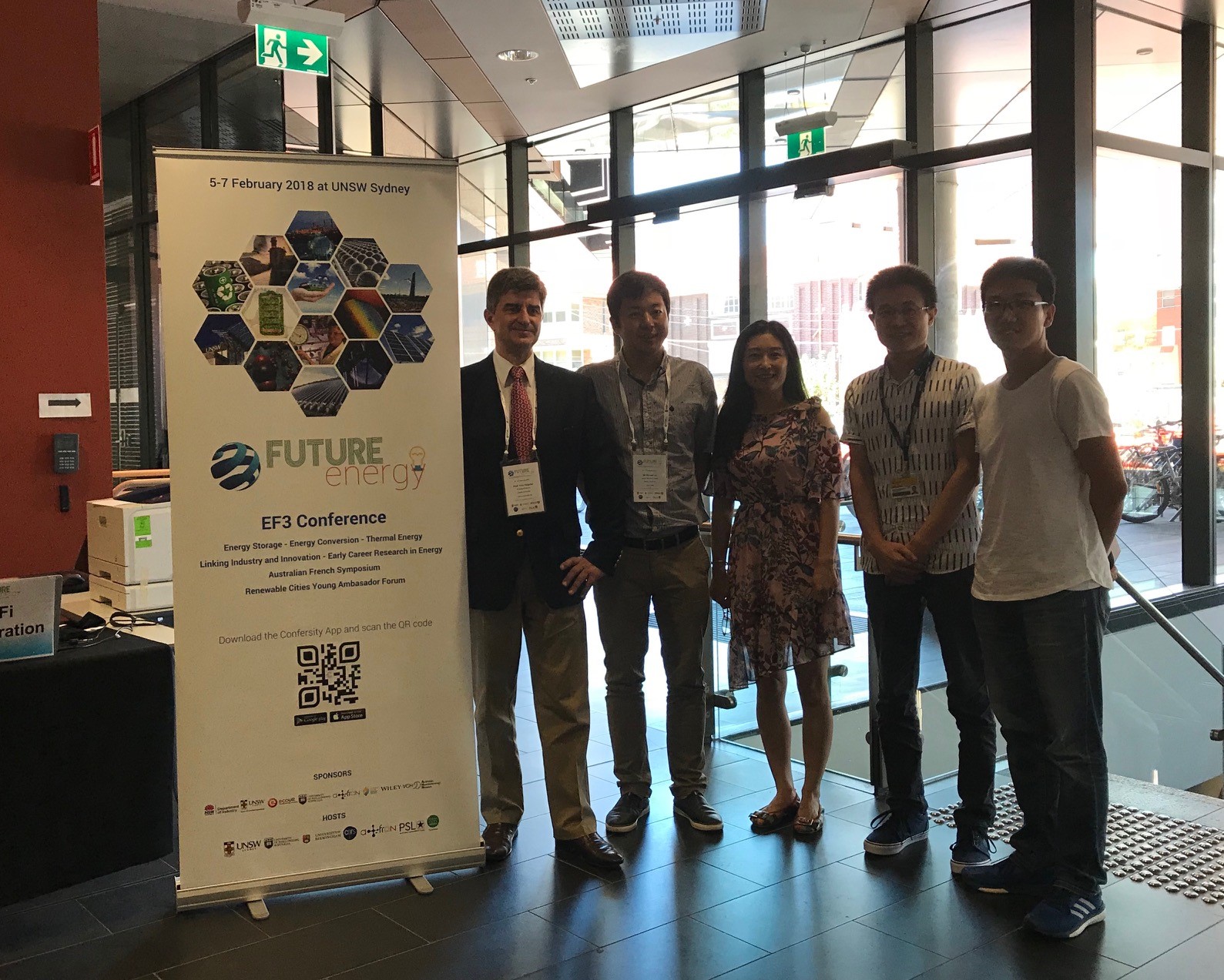 Professor Yury Gogotsi and his Australian collaborators - Professor Weiwei Lei from Deakin and his group, EF3 Conference 2018, Sidney, Australia Professor Yury Gogotsi and his Australian collaborators - Professor Weiwei Lei from Deakin and his group, EF3 Conference 2018, Sidney, Australia