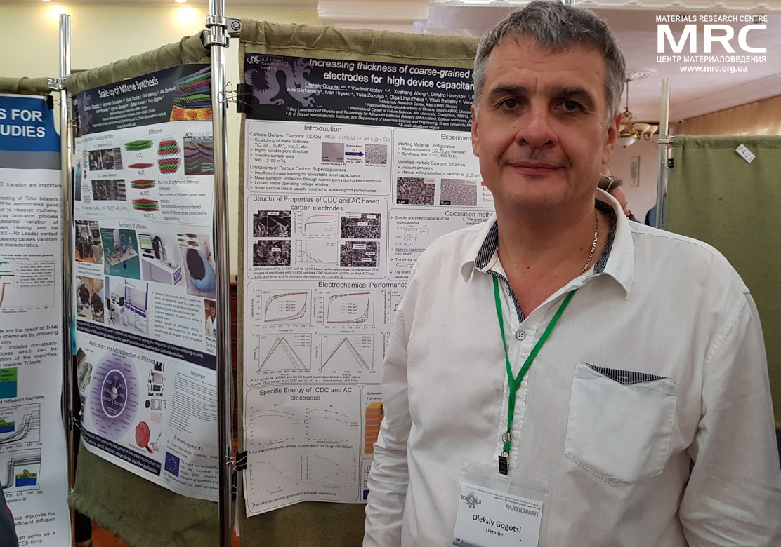 Director of Materials Research Centre at poster session presented 2 presentations by MRC, NAP 2018, Zatoka, Ukraine Director of Materials Research Centre at poster session presented 2 presentations by MRC, NAP 2018, Zatoka, Ukraine