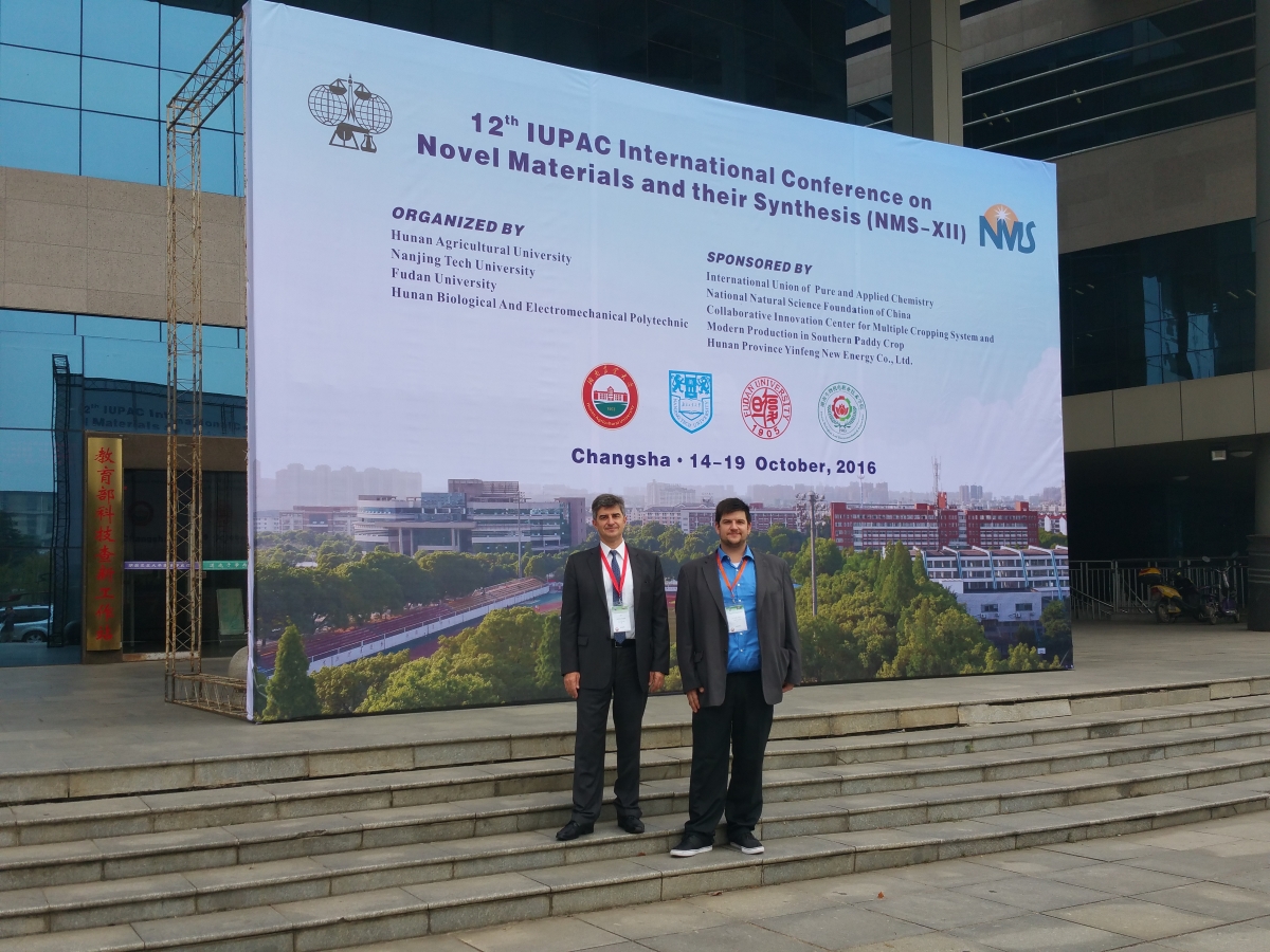 12th IUPAC International Conference on Novel Materials and their Synthesis (NMS-XII) prof. Yury Gogotsi and Pavel Gogotsi on 12th IUPAC International Conference on Novel Materials and their Synthesis (NMS-XII)