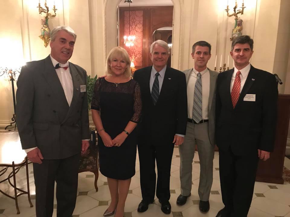 In the US Ambassador’s residence (from left to right): Stephen D. O’Regan (ONR Global), Larissa Gogotsi, Ambassador Stephen B. King, Joshua Caldwell (Vanderbilt University) and Yury Gogotsi (Drexel University) In the US Ambassador’s residence (from left to right): Stephen D. O’Regan (ONR Global), Larissa Gogotsi, Ambassador Stephen B. King, Joshua Caldwell (Vanderbilt University) and Yury Gogotsi (Drexel University)