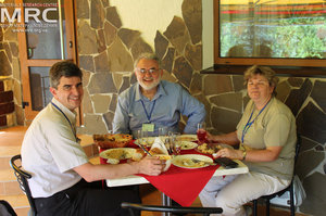 Professor Yury Gogotsi, director of Drexel Nanotechnology Institute, Drexel University, USA, and prof. Dr. Vladimir V. Tsukruk, Georgia Institute of Technology, School of Materials Science and Engineering, Atlanta, Georgia, USA at Humboldt-Conference in Poltava, May 2013