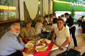 Prof. Vladimir V. Tsukruk, Georgia Institute of Technology, School of Materials Science and Engineering, Atlanta, Georgia, USA and Oleksiy Gogotsi, Materials Reseatch Centre director, at Humboldt-Conference in Poltava, May 2013