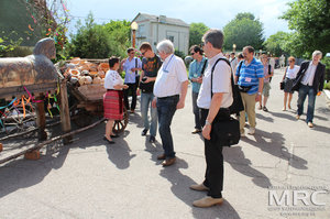 Participants of the Humboldt Kolleg at the excursion to the Pottery Museum in the village Opishnya, May 2013