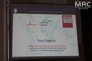 Slide of presentation on Chemistry of Carbon Nanoparticles