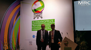 RUSNANOPRIZE 2015 laureates - Patrice Simon, Professor in Materials Sciences at Paul Sabatier University and Yury Gogotsi, Distinguished University Professor and Trustee Chair at Drexel University, Department of Materials Science and Engineering, Director of the A.J. Drexel Nanomaterials Institute, Member of the Board of Materials Research Society, MRS