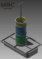 3d model of welding-assemly device for furnace frame with water cooled shell
