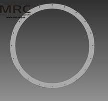 Flanges with large diameter for furnace frame