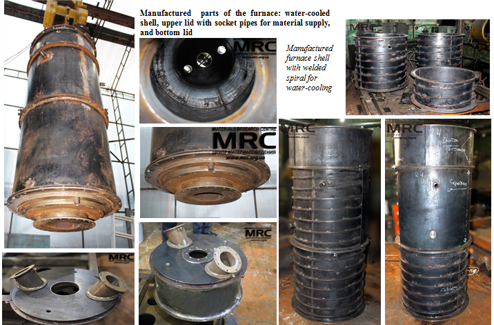 manufacturing and assambly of the furnace manufacturing of the furnace