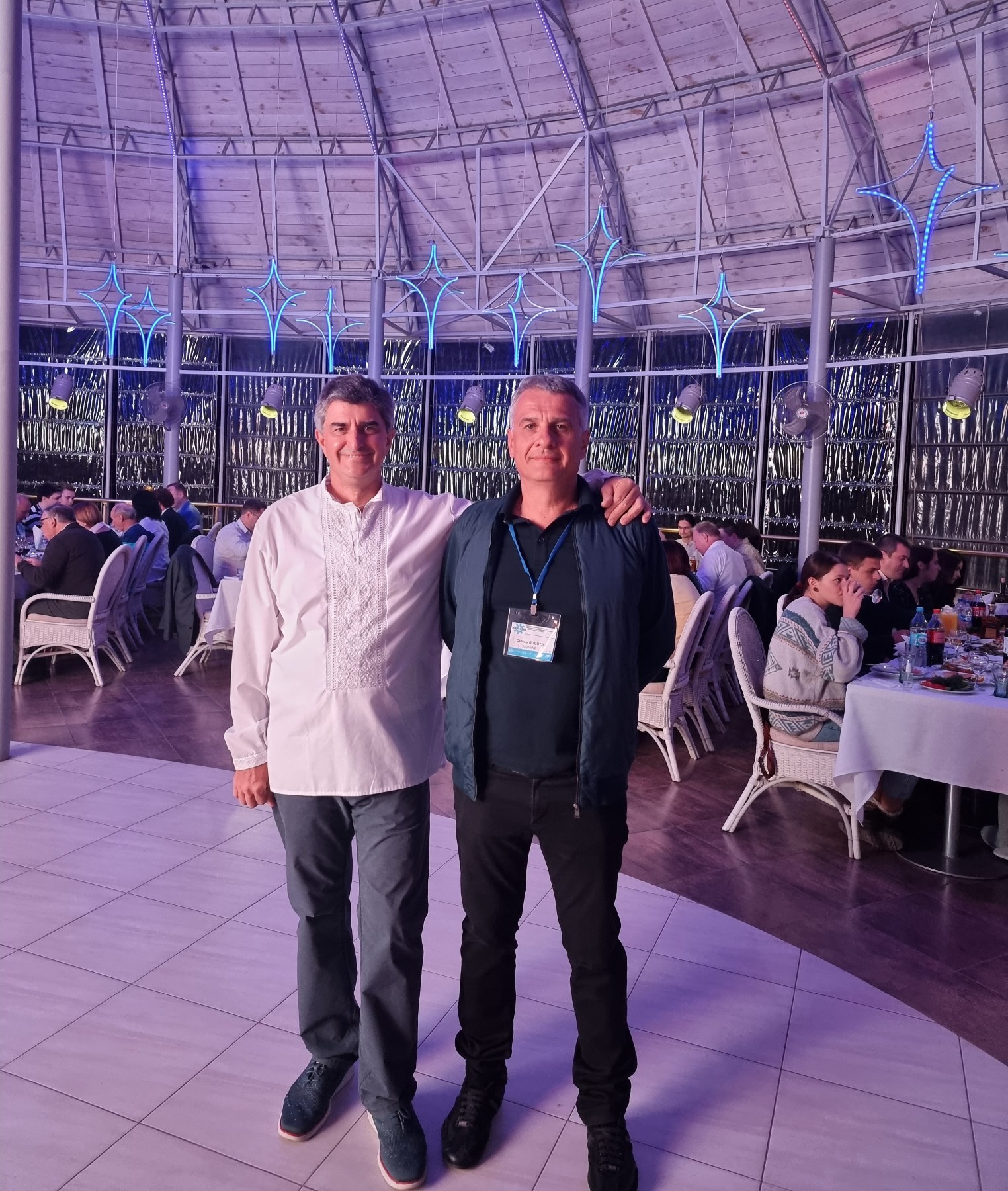 Professor Yury Gogotsi, Drexel University, USA and Director of Materials Research Center Dr. Oleksiy Gogotsi at NAP 2021 in Odessa, September 10, 2021 alt