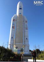 Oleksiy Gogotsi at Cite de lEspace, Toulouse, near the rocket. Toulouse is the centre of the European aerospace industry, with the headquarters of Airbus, Toulouse Space Centre (CST), the largest space centre in Europe