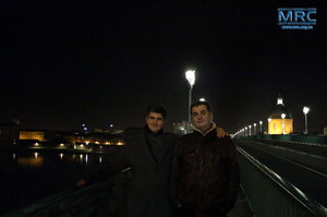 Prof. Yury Gogotsi, director of DNI, Drexel University, USA, and MRC director Oleksiy Gogotsi,Toulouse, France, February 2013