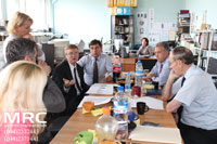 совещание в MRC The meeting and technological discussions at MRC with Materials Research Centre’s co-workers on the