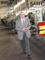 STCU’s Deputy Executive Director (USA) Vic Korsun at MRC’s workshop premises STCU’s Deputy Executive Director (USA) Vic Korsun at MRC’s workshop premises