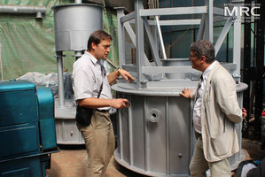 Technical discussion about Annealing furnace: Igor Barsukov (American Energy Technologies Company, USA), and MRC Director O.Gogotsi, Materials Research Centre, August 2013