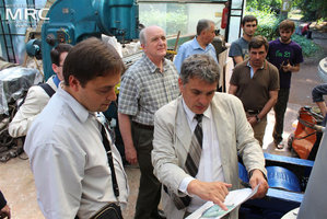 Technical discussion about technological equipment manufactured by MRC due to STCU project P483, Materials Research Centre, August 2013