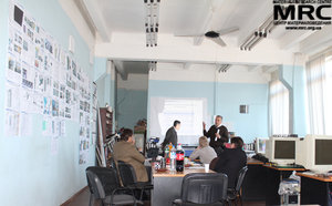 Working meeting at MRC office, April 17, 2013