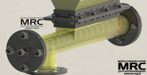 Вариант исполнения шнекового питателя с бункером загрузки, 3d модель Вариант исполнения шнекового питателя, 3d модель