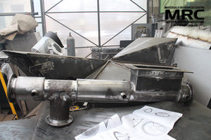 Шнек с водоохлаждаемой рубашкой