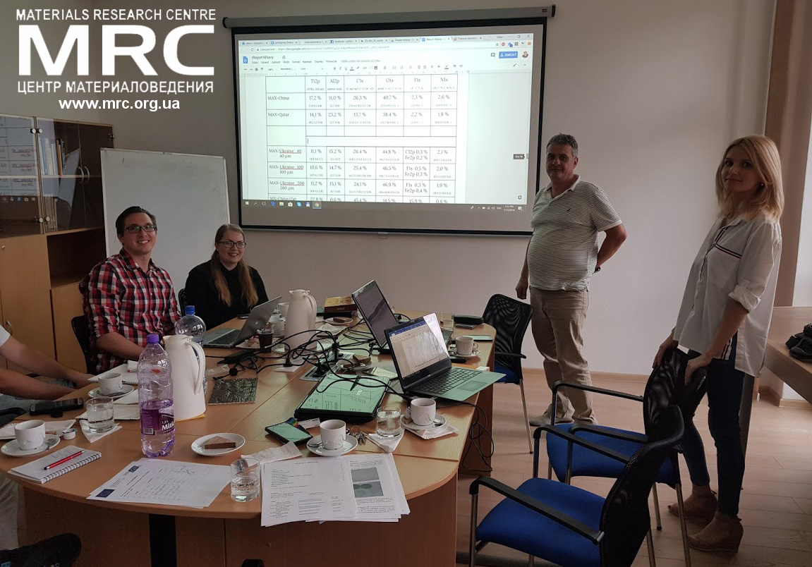 Совещание по проекту в Институте Полимеров, Братислава, Словакия