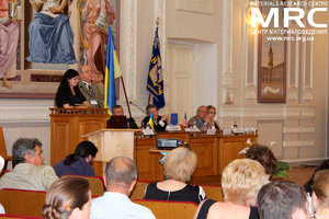 Выступление доктора Елены Фесенко, директора Центра по трансферу технологий, Институт физики НАНУ