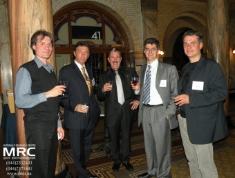 Справа налево:директор MRC А.Гогоци , профессор Университета Дрекселя Ю.Гогоци, Директор Института плазмы Университета Дрекселя А.Фридман, Полномочный Посол, Постоянный представитель Украины при ООН Ю.Сергеев , доктор Вадим Мочалин Справа налево:директор ООО "Центр материаловедения" А.Гогоци ( Director of LTD "Materials research centre" A.Gogotsi), профессор Университета Дрекселя Ю.Гогоци (Director of A.J. Drexel Nanotechnology Institute , professor Y. Gogotsi), Директор Института плазмы Университета Дрекселя А.Фридман Director of the A.J. Drexel Plasma Institute dr. A. Fridman), Полномочный Посол, Постоянный представитель Украины при ООН Ю.Сергеев (Chairman of representative Office of Ukrainian mass and Plenipotentiary Ambassador, Permanent representative of Ukraine at UNO of Y.Sergeev ), доктор Вадим Мочалин (Doctor Vadim Mochalin)