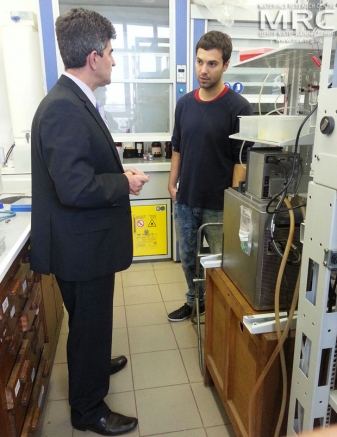 Профессор Юрий Гогоци и Дмитрий Семененко